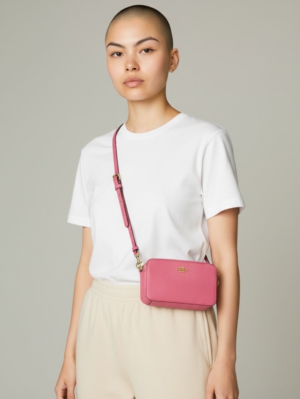 Coach Cross-body double zip